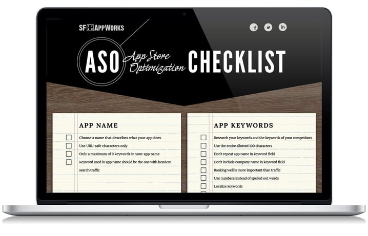 ASO Checklist by SF AppWorks