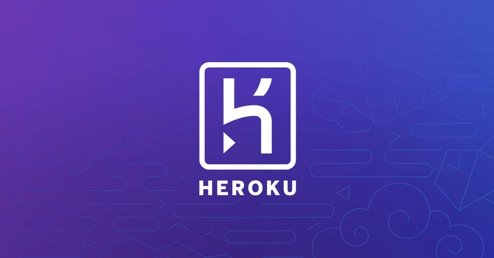 Heroku logo on violet