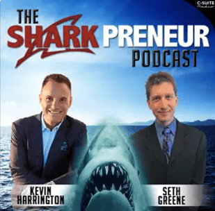 The SharkPreneur podcast - founder podcast cover