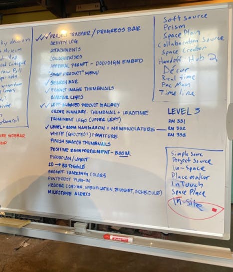 list of all features design sprint